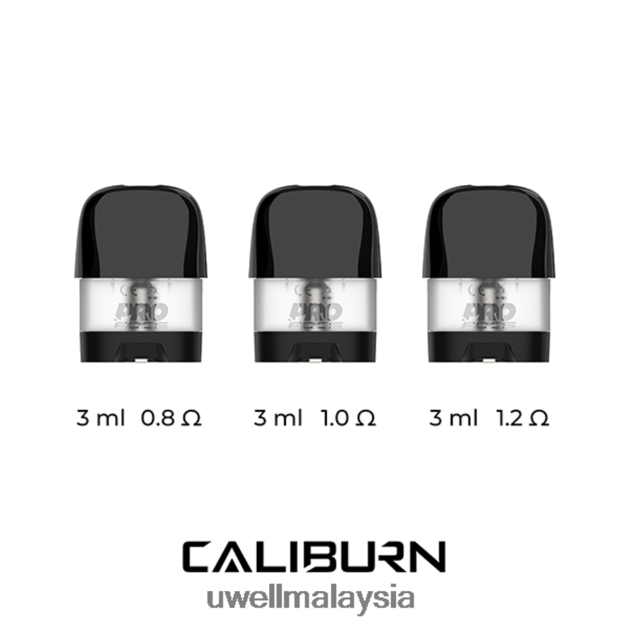 UWELL Disposable Pod - X6BB6247 UWELL CALIBURN X pod gantian | 2-pek 1.0ohm