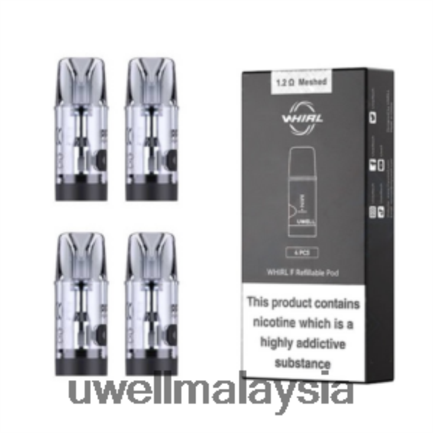 UWELL E Cig - X6BB62198 UWELL WHIRL F pod (4 pek) 1.2ohm