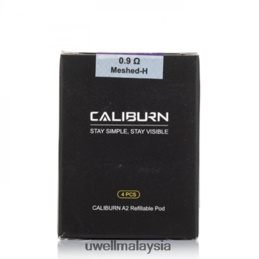 UWELL Malaysia - X6BB621 UWELL CALIBURN A2 pod gantian | 4-pek fecral un2 meshed-h 0.9ohm