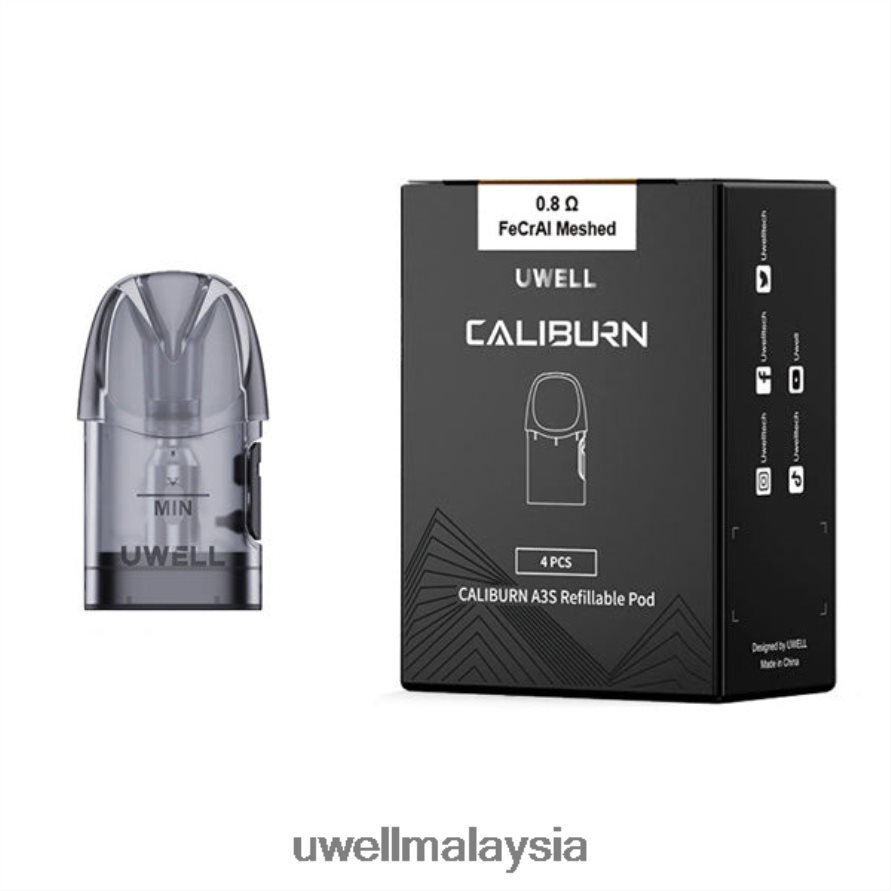 UWELL Vape For Sale - X6BB6219 UWELL CALIBURN A3 pod gantian | 4-pek 0.8ohm 2