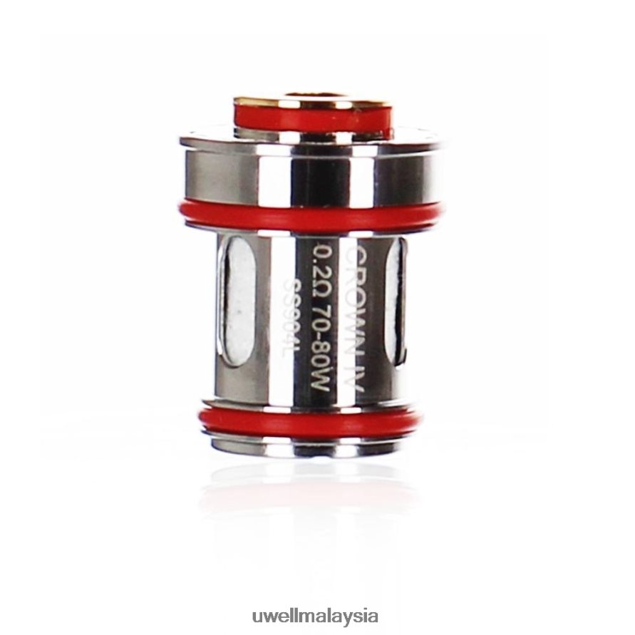 UWELL Kuala Lumpur - X6BB62183 UWELL CROWN 4 gegelung gantian (4 pek) gegelung dwi 0.4ohm