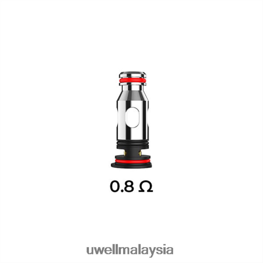 UWELL Kuala Lumpur - X6BB6283 UWELL PA gegelung gantian 0.8ohm (4 pek)