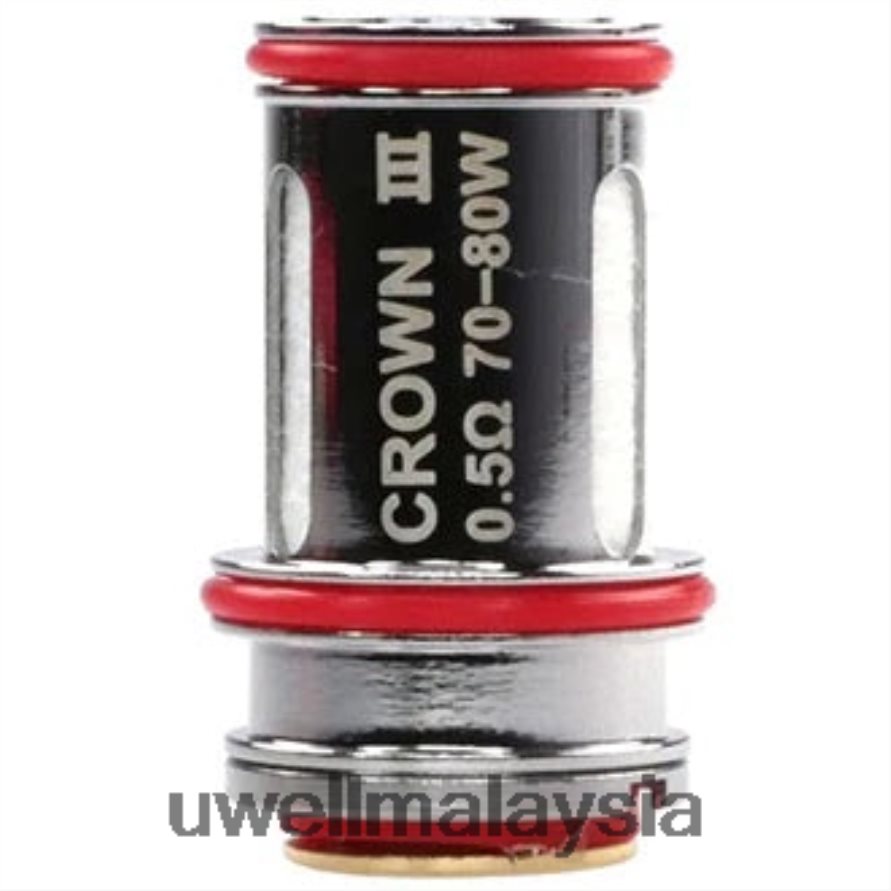 UWELL Kuala Lumpur - X6BB6293 UWELL CROWN 3 gegelung (4 pek) 0.5ohm