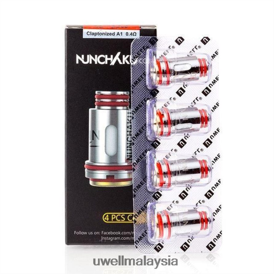 UWELL Malaysia - X6BB62261 UWELL NUNCHAKU gegelung (4 pek) 0.25ohm