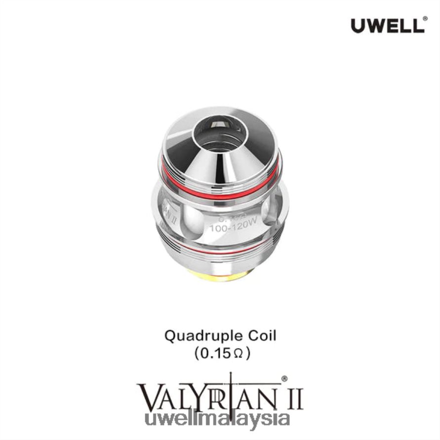 UWELL Malaysia - X6BB6231 UWELL VALYRIAN 2 gegelung gantian (2 pek) empat kali ganda 0.15ohm