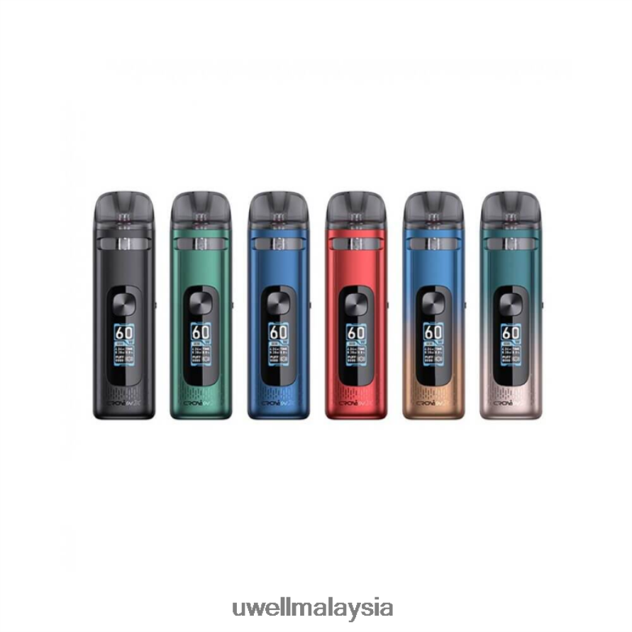 UWELL Kuala Lumpur - X6BB62233 UWELL CROWN X sistem pod kit hitam
