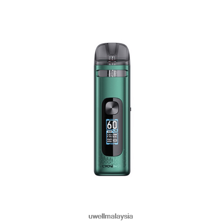 UWELL Review - X6BB62236 UWELL CROWN X sistem pod kit hijau