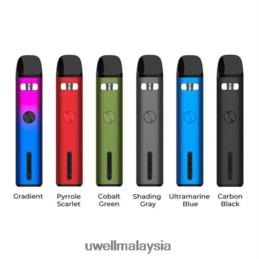 UWELL Disposable Pod - X6BB6237 UWELL CALIBURN G2 kit pod | 18w hijau kobalt