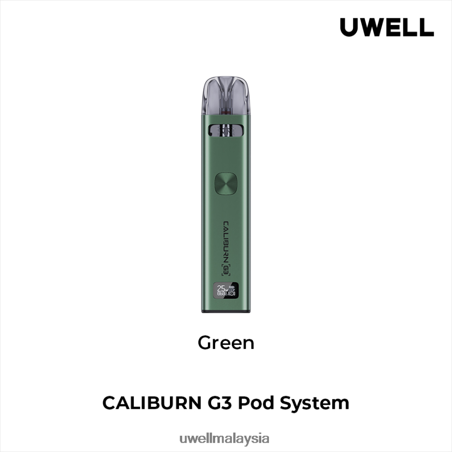 UWELL Review - X6BB62136 UWELL CALIBURN G3 kit hijau