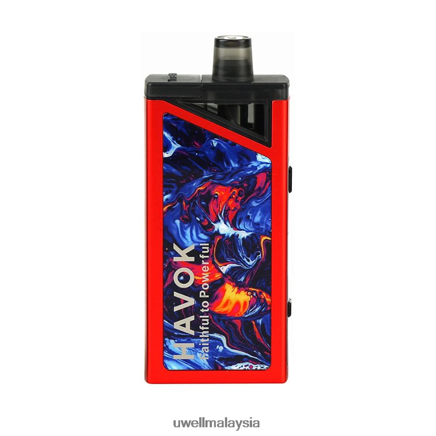 UWELL E Cig - X6BB62188 UWELL HAVOK V1 kit 65w merah