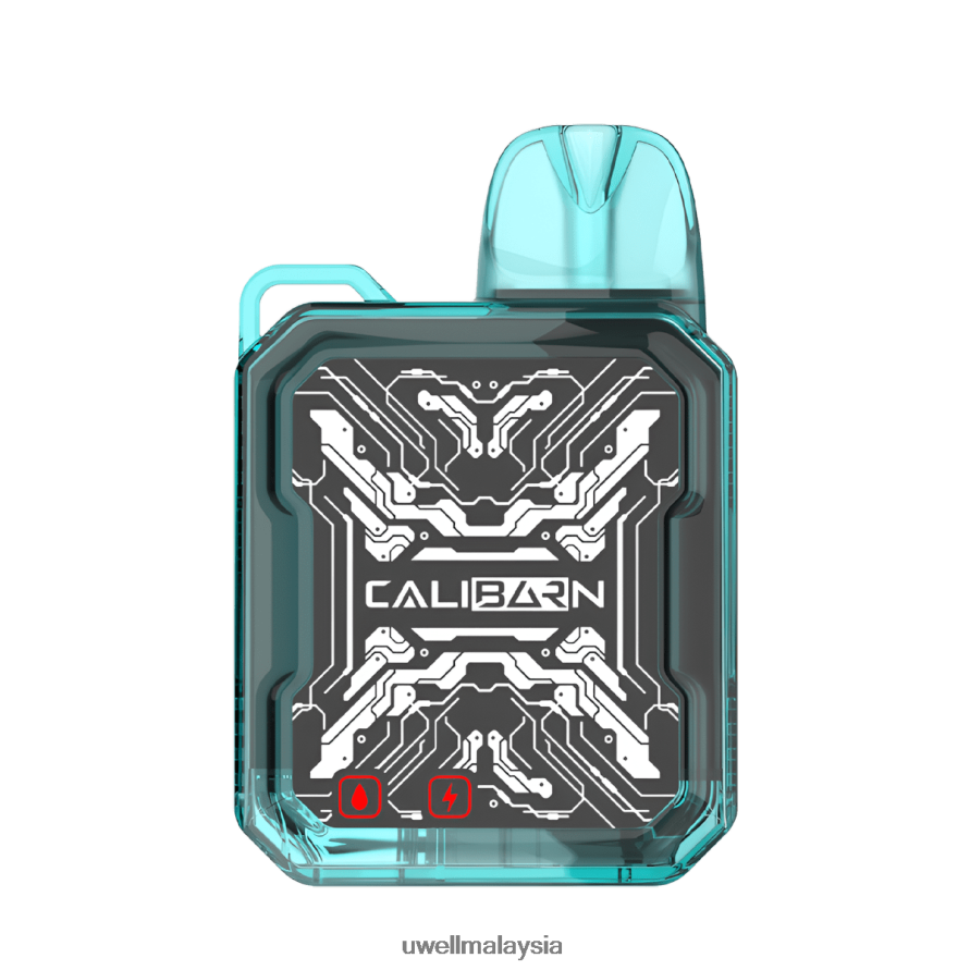 UWELL Disposable Pod - X6BB62277 UWELL CALIBURN bar b6000 vape pakai buang ais razz biru