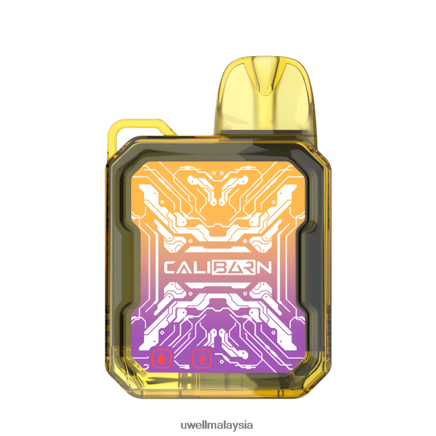 UWELL Online Shop - X6BB62280 UWELL CALIBURN bar b6000 vape pakai buang beri buah naga