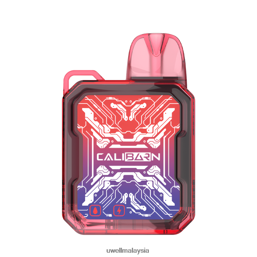 UWELL Online Shop - X6BB62280 UWELL CALIBURN bar b6000 vape pakai buang beri buah naga