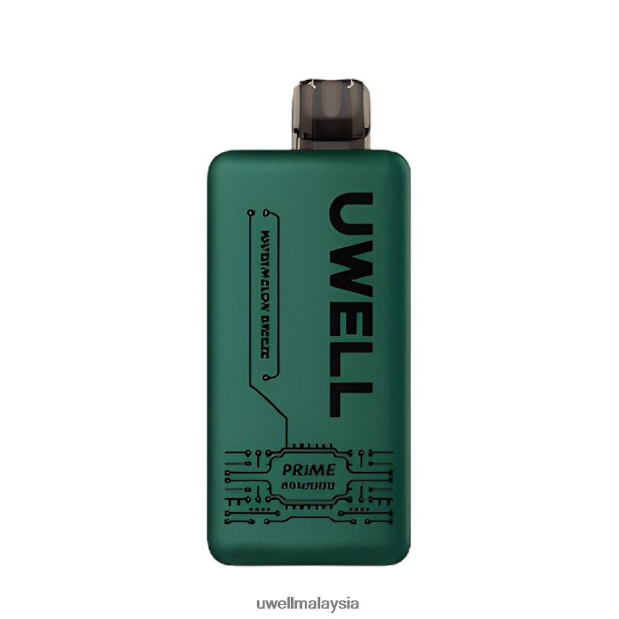 UWELL Disposable Pod - X6BB62297 UWELL PRIME BG12000 vape pakai buang buah epal razz