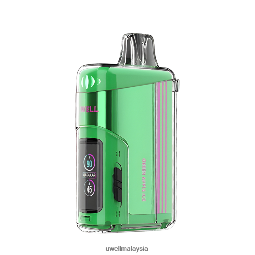 UWELL Review - X6BB62296 UWELL VISCORE A18000 vape pakai buang ais epal hijau